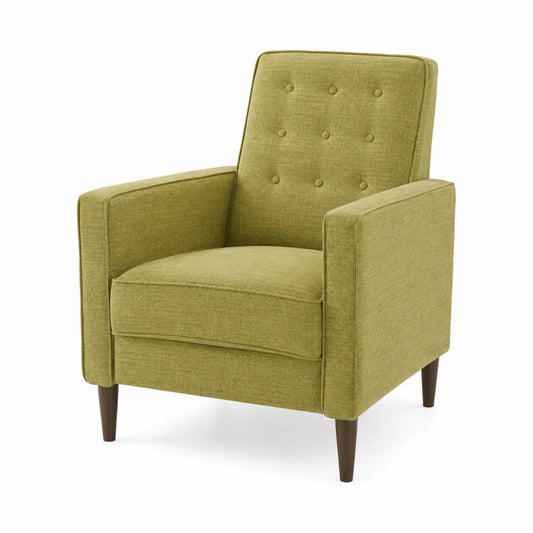 Sessel Hartholzrahmen und Polyester Grün